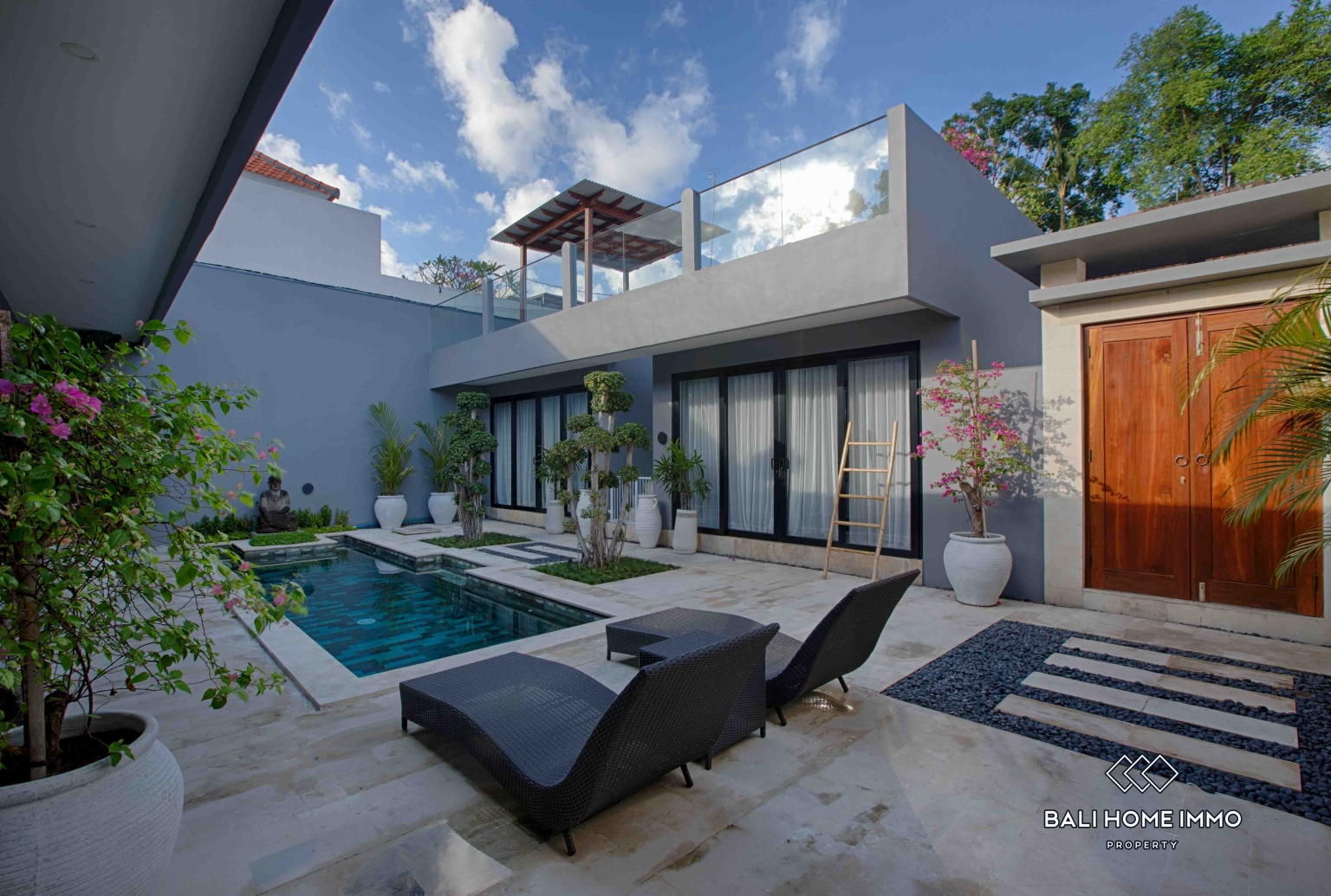 Villa Menawan 3 Kamar Dijual dengan Status Hak Sewa di Bali Pererenan Sisi Utara view 22