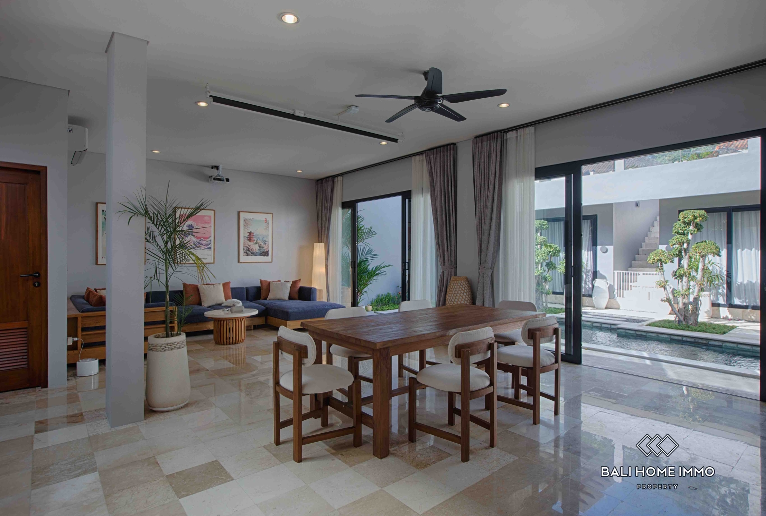 Villa Menawan 3 Kamar Dijual dengan Status Hak Sewa di Bali Pererenan Sisi Utara view 6
