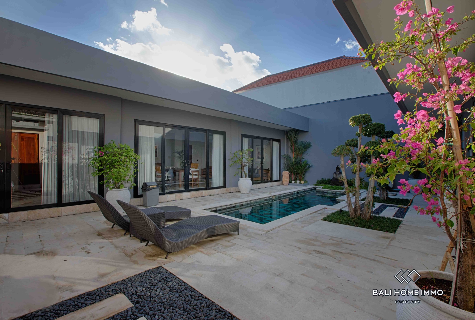 Villa Menawan 3 Kamar Dijual dengan Status Hak Sewa di Bali Pererenan Sisi Utara view 20