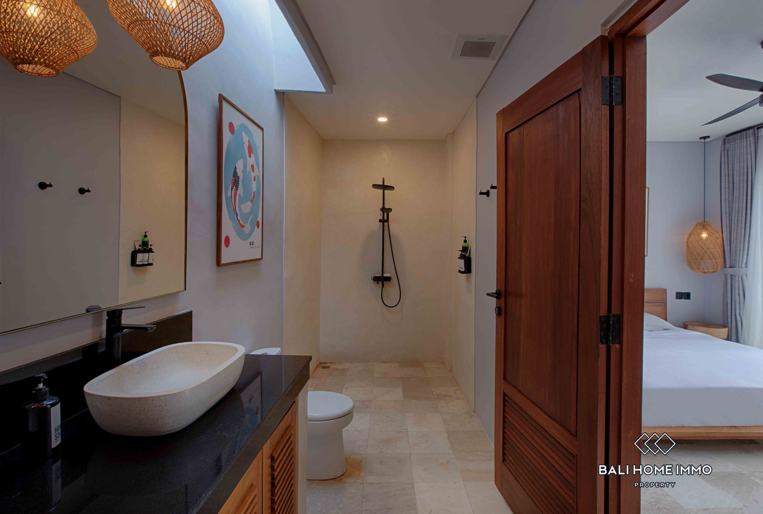 Villa Menawan 3 Kamar Dijual dengan Status Hak Sewa di Bali Pererenan Sisi Utara view 15