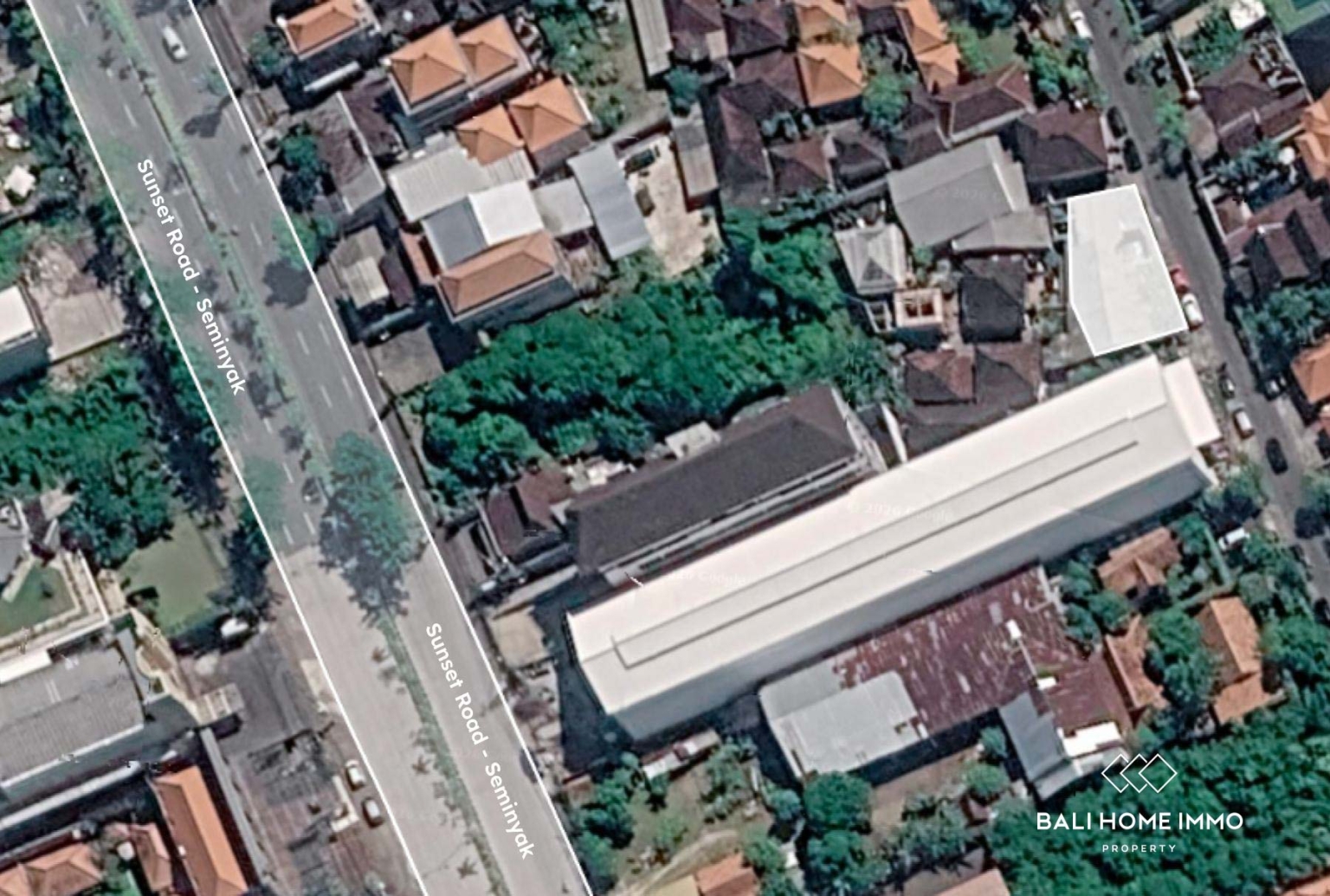 Commercial Zone 2.5 Are Land for Leasehold Sale in Seminyak Bali view 2