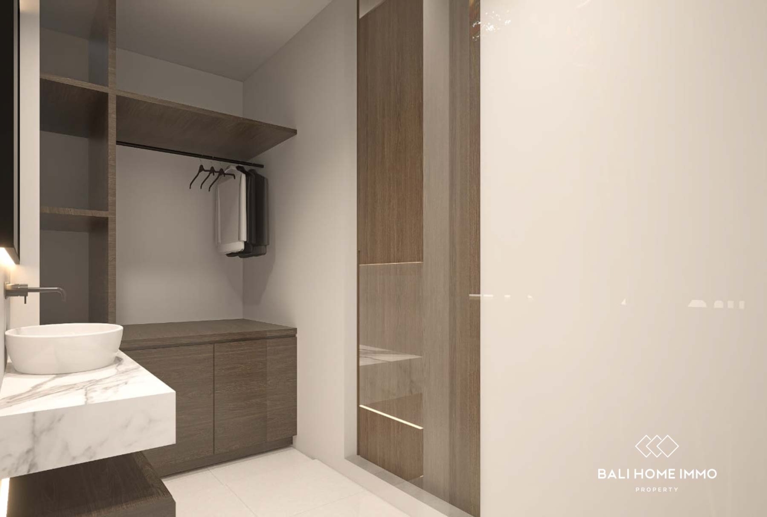 Villa élégante de 3 chambres sur plan à vendre en bail emphytéotique à Tumbak Bayuh, Bali view 17