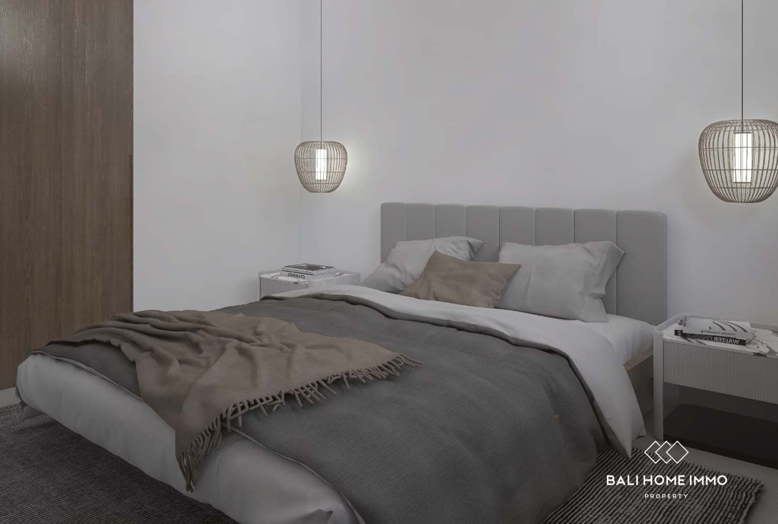 Villa élégante de 3 chambres sur plan à vendre en bail emphytéotique à Tumbak Bayuh, Bali view 14