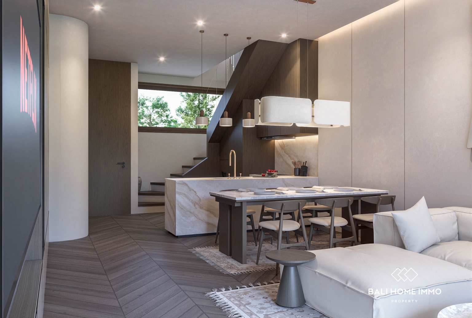 Exclusive 2-Bedroom Boutique Villas for sale in Kedampang, Kerobokan view 2