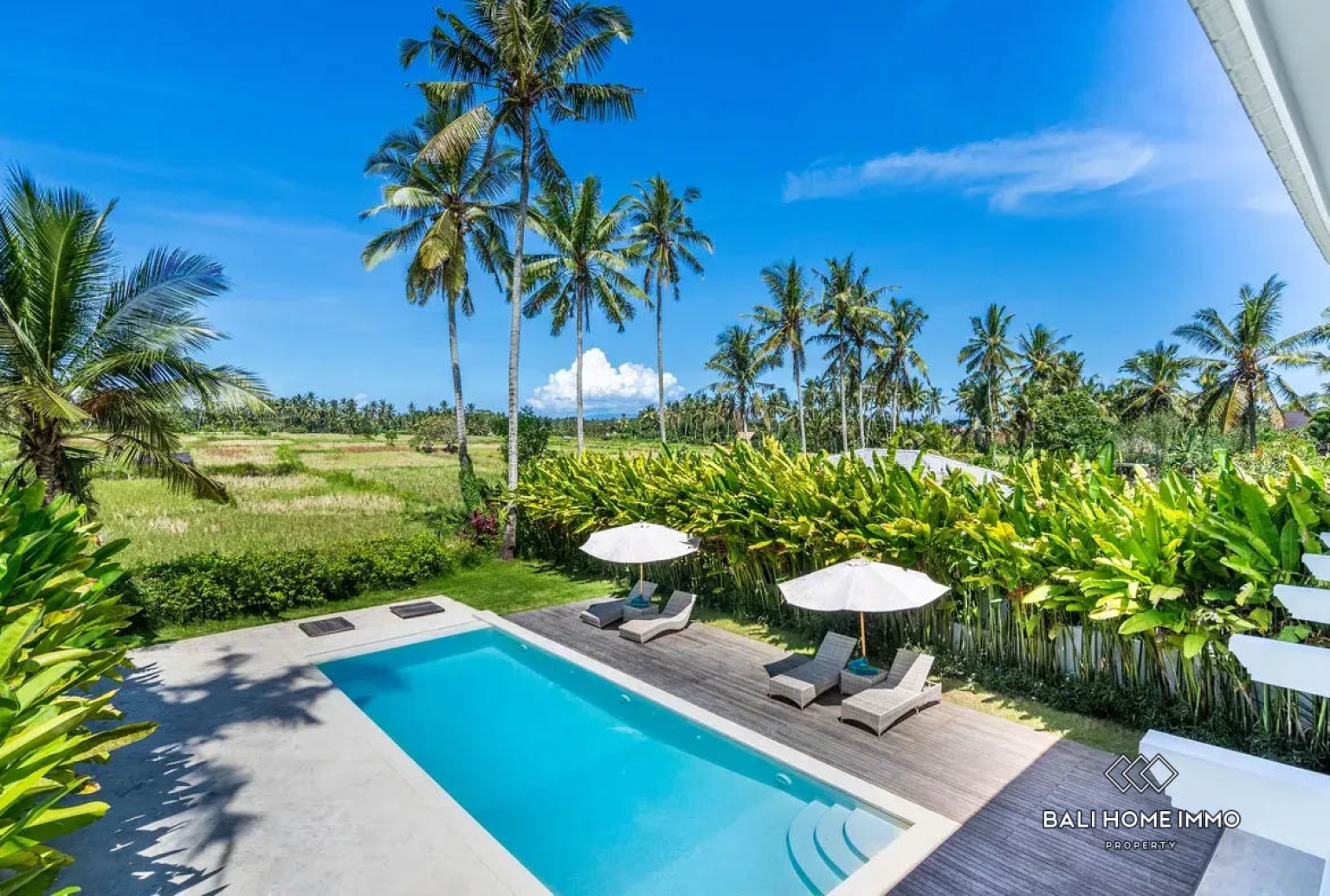 Magnifique villa moderne de 3 chambres avec vue panoramique sur les rizières à vendre à Ubud view 22
