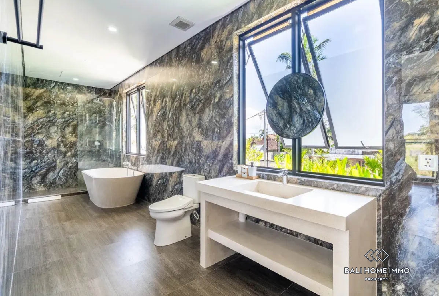 Magnifique villa moderne de 3 chambres avec vue panoramique sur les rizières à vendre à Ubud view 16