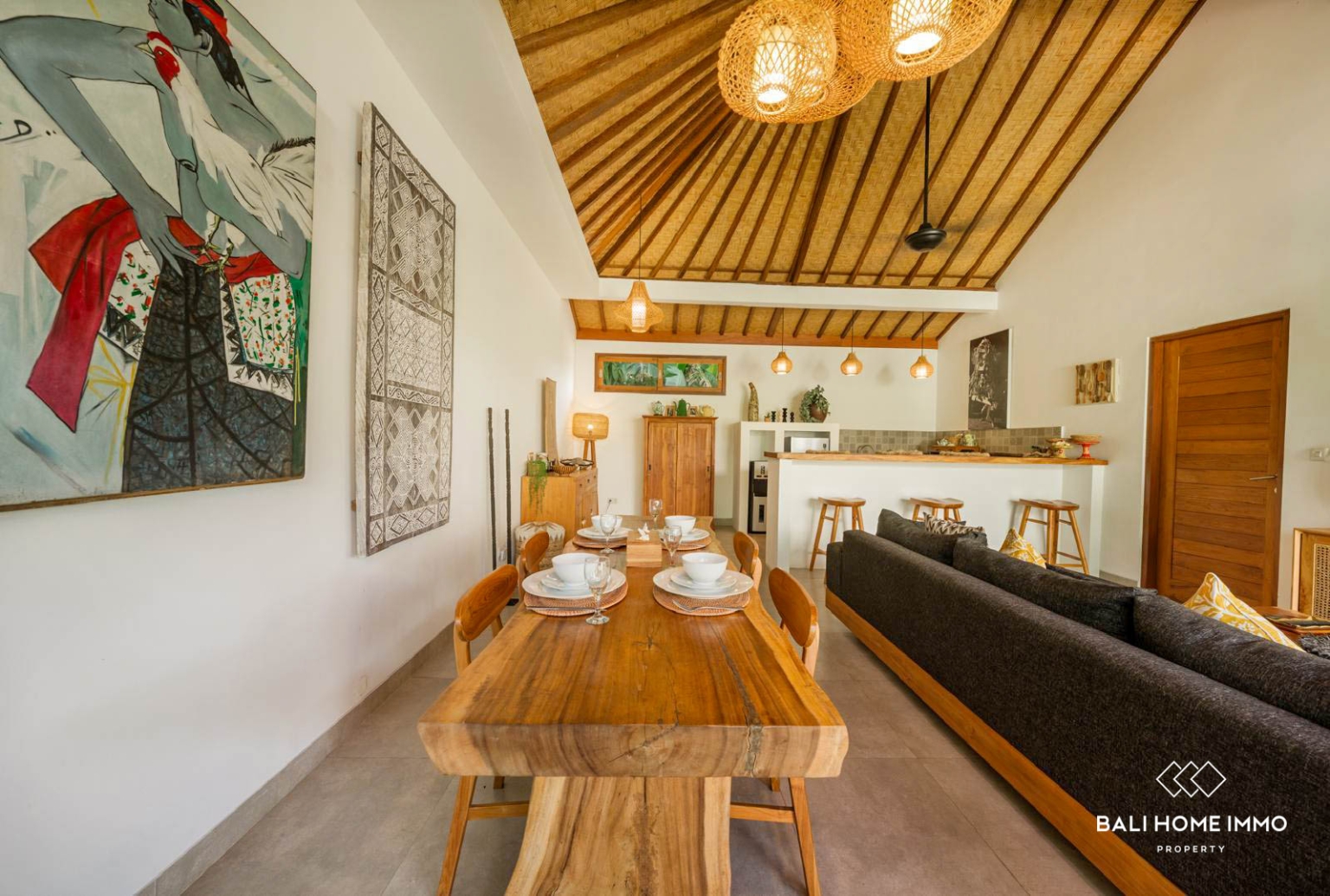 Immersive 1 bedroom Villa for sale Leasehold in Kerobokan Bali view 6