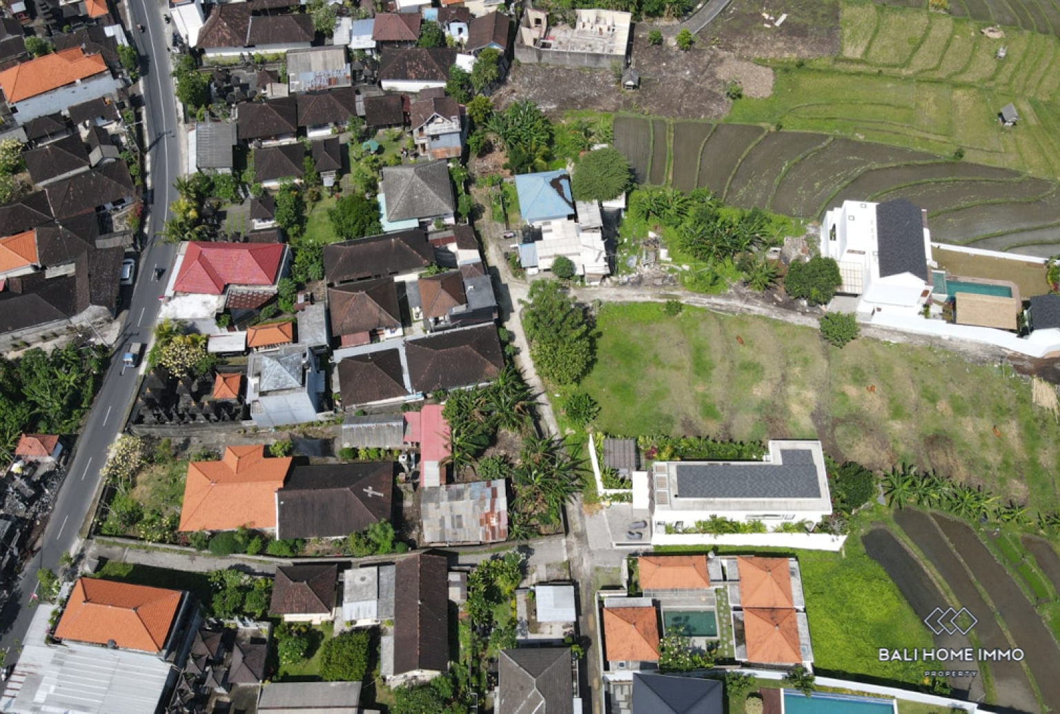 Land for Sale Leasehold in Bali Canggu Residential Side view 3