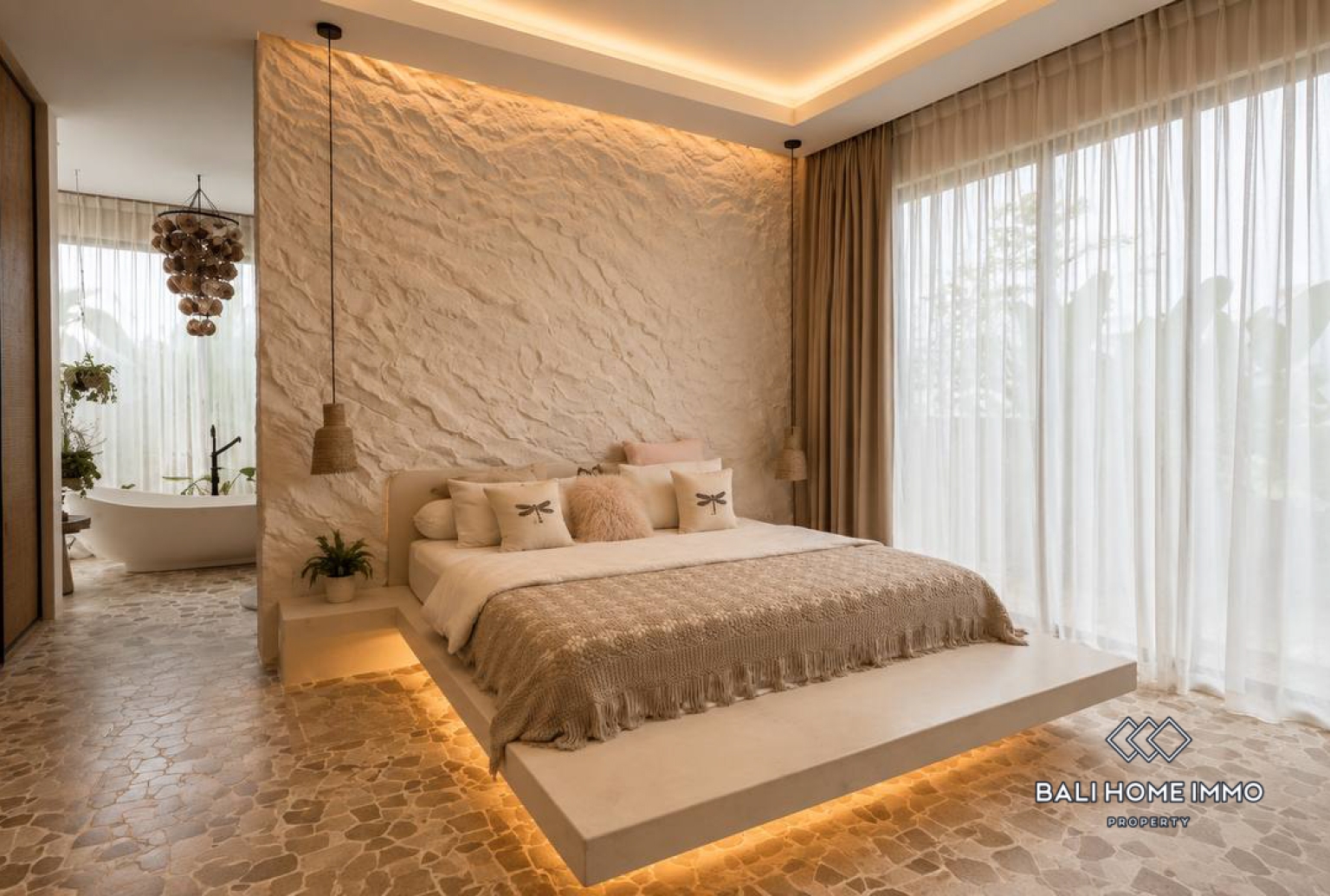 Luxueuse villa de 6 chambres avec vue sur l'océan à vendre près de la plage de Pandawa view 12