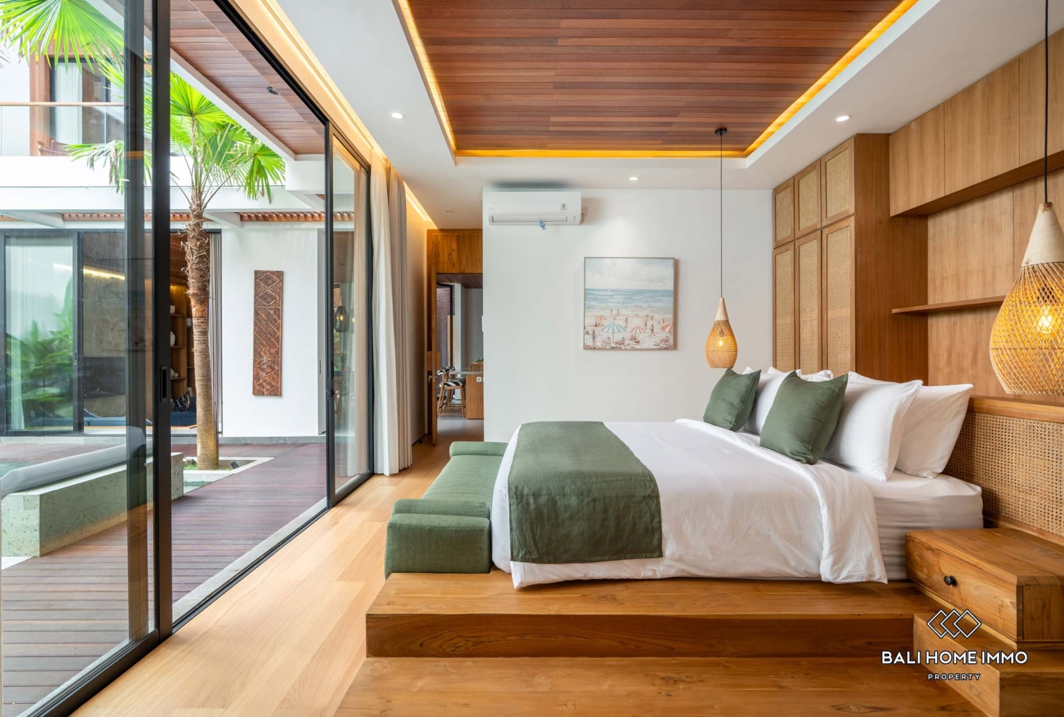 Luxury 3 Bedrooms villa with sauna for long-term rental in bali - Berawa view 14