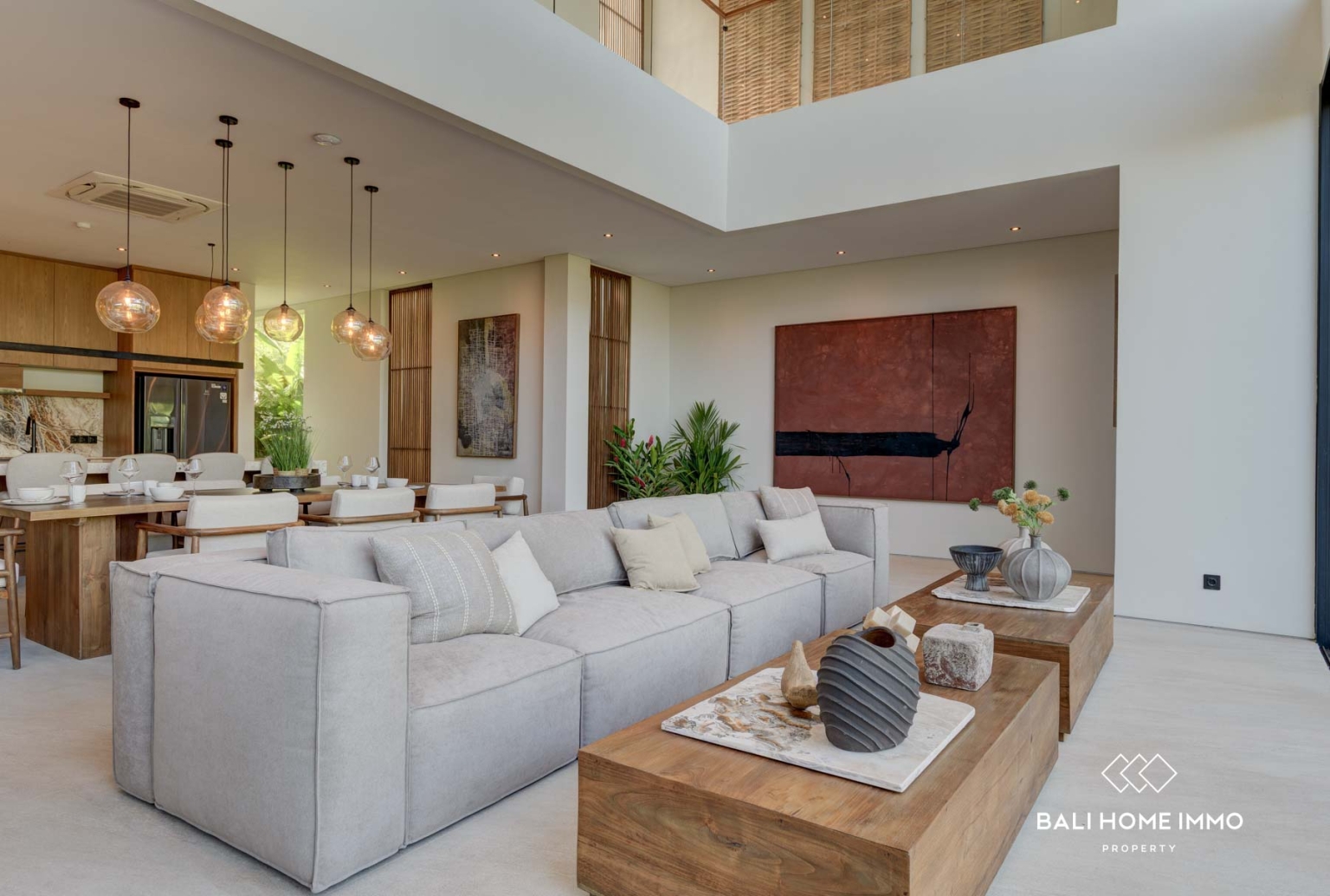 Villa de luxe de 4 chambres à vendre en bail emphytéotique à Pererenan, Bali view 4