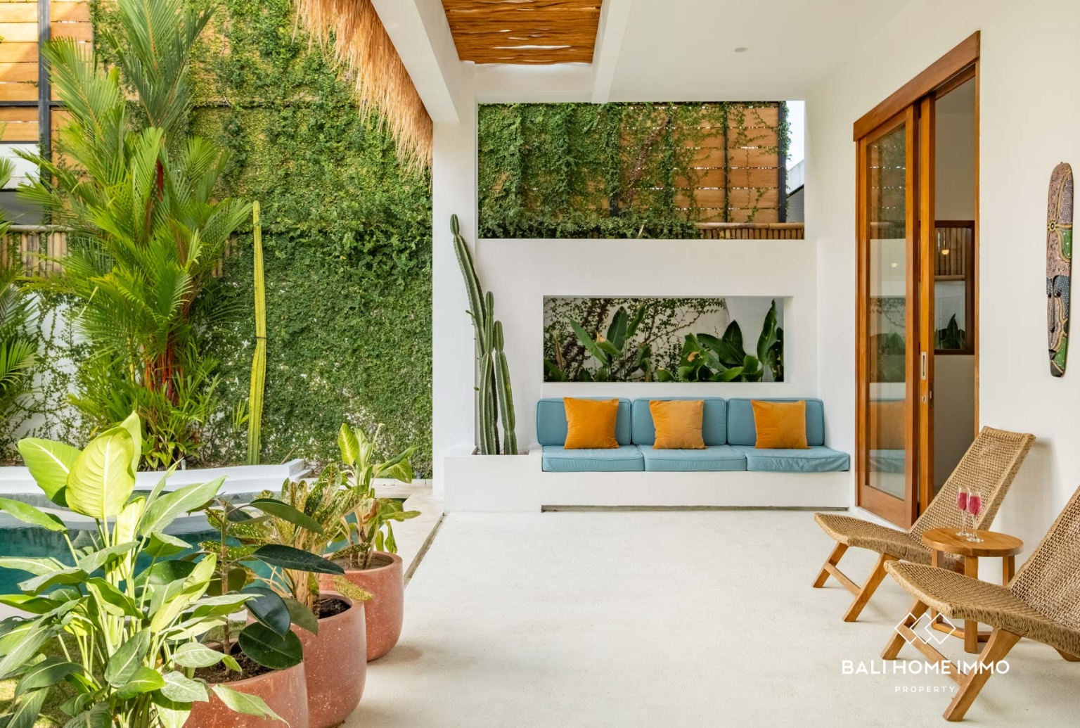 Mediterranean Tropical 4 Bedroom Villa for Sale and Rental in Canggu Bali view 3