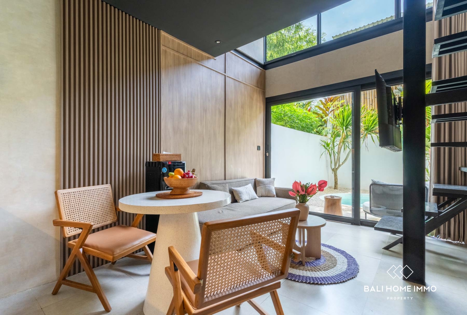 Villa de style mezzanine avec 1 chambre à vendre à Babakan, Bali view 7