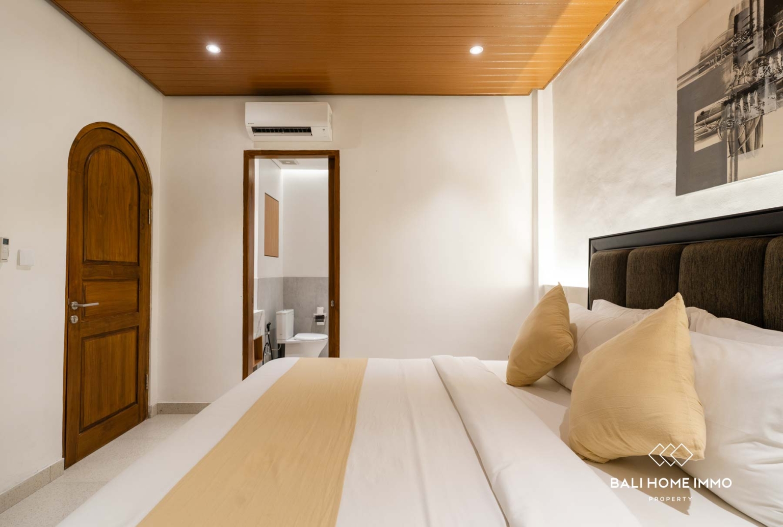 VILLA GAYA MEZZANINE 2 KAMAR UNTUK DIJUAL DENGAN HARGA LEASEHOLD DI CANGGU BALI view 12