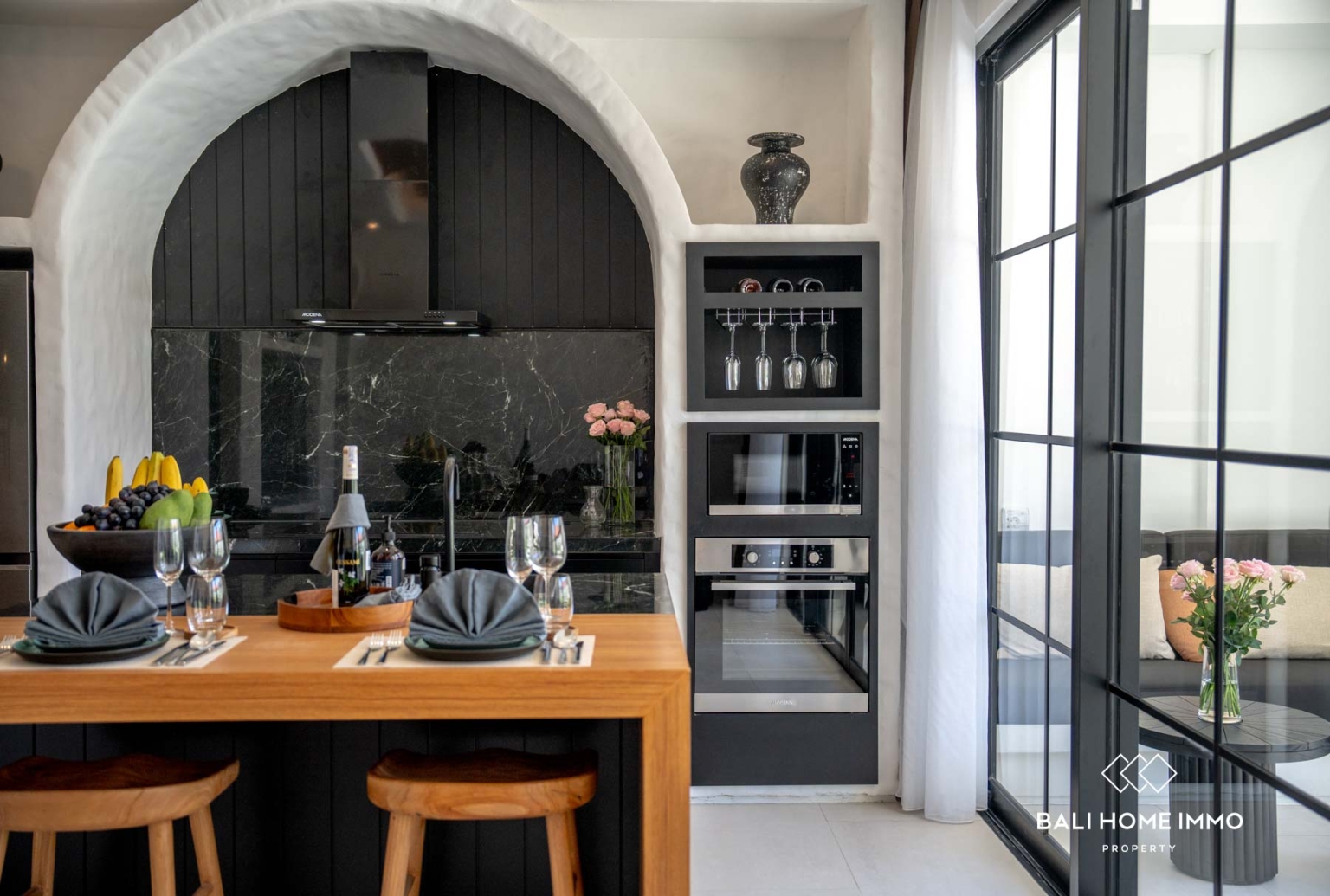 Appartement moderne d'une chambre à coucher à vendre en bail emphytéotique à Berawa, Bali view 5