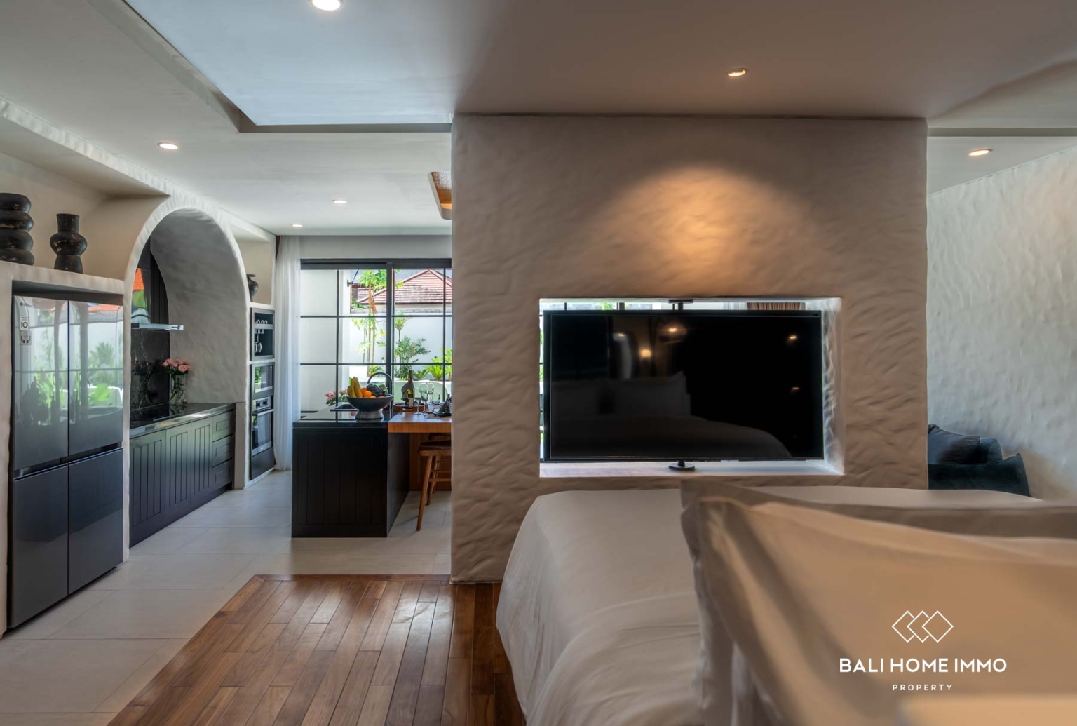 Appartement moderne d'une chambre à coucher à vendre en bail emphytéotique à Berawa, Bali view 10