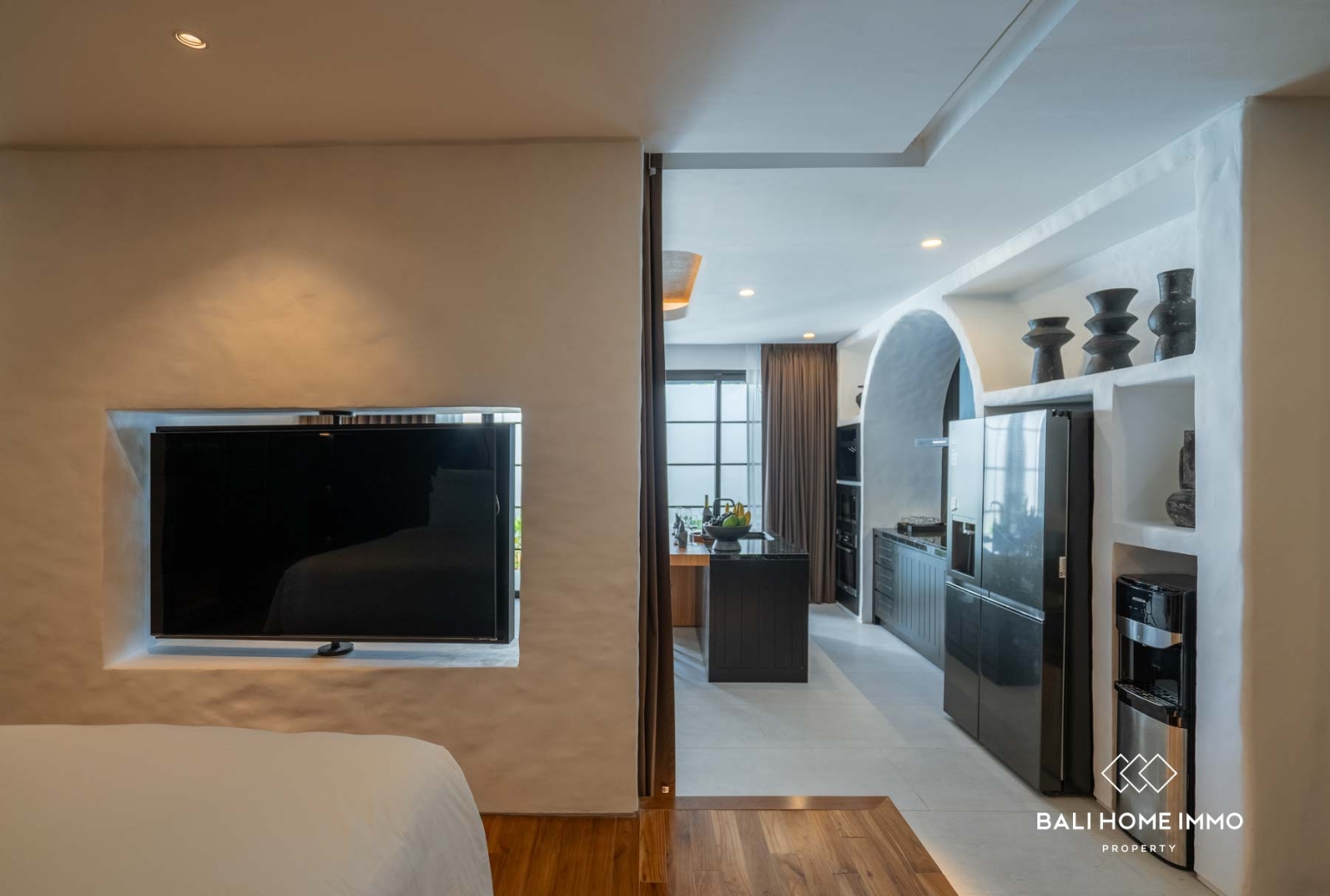 Appartement moderne d'une chambre à coucher à vendre en bail emphytéotique à Berawa, Bali view 8