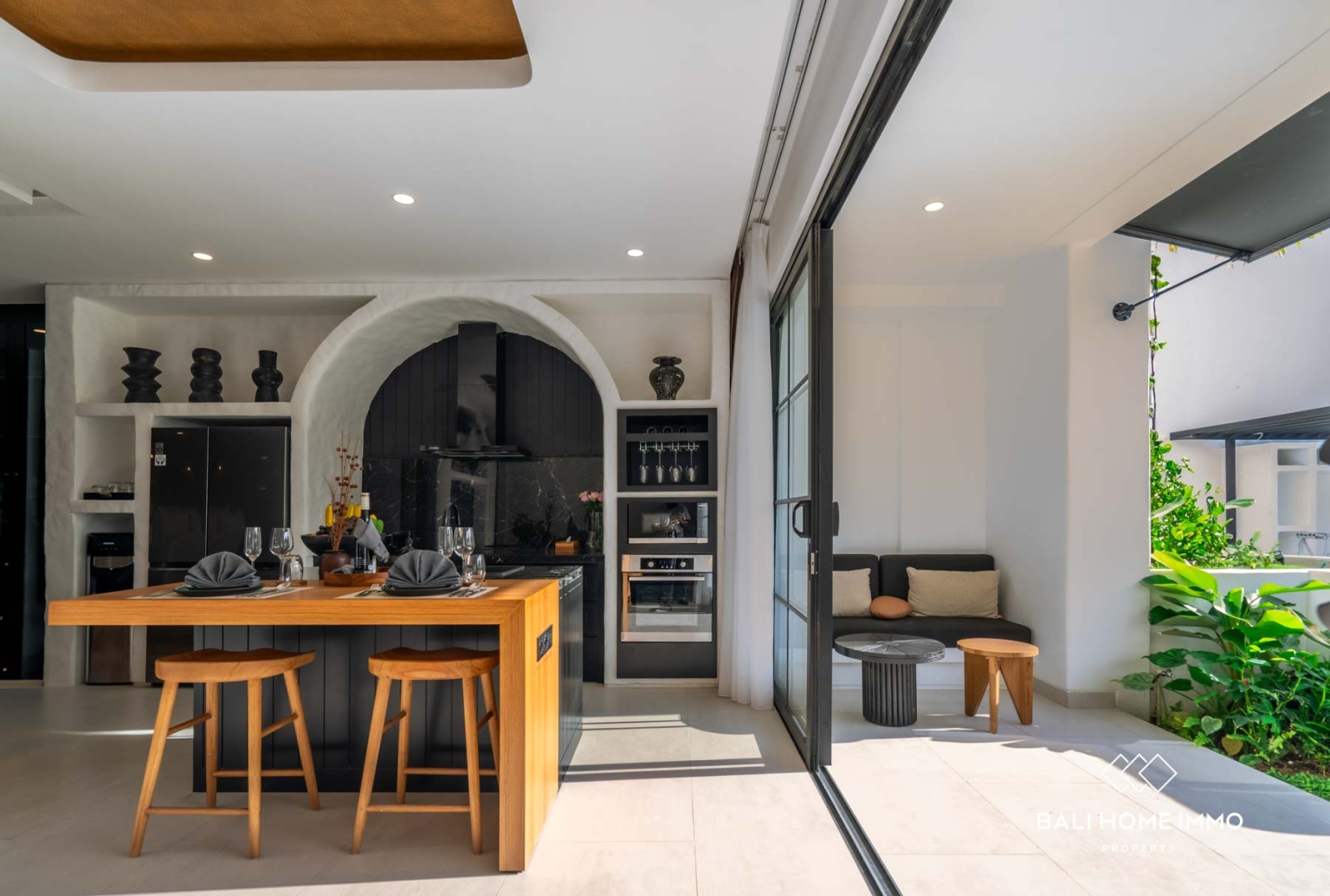 Appartement moderne d'une chambre à coucher à vendre en bail emphytéotique à Berawa, Bali view 4