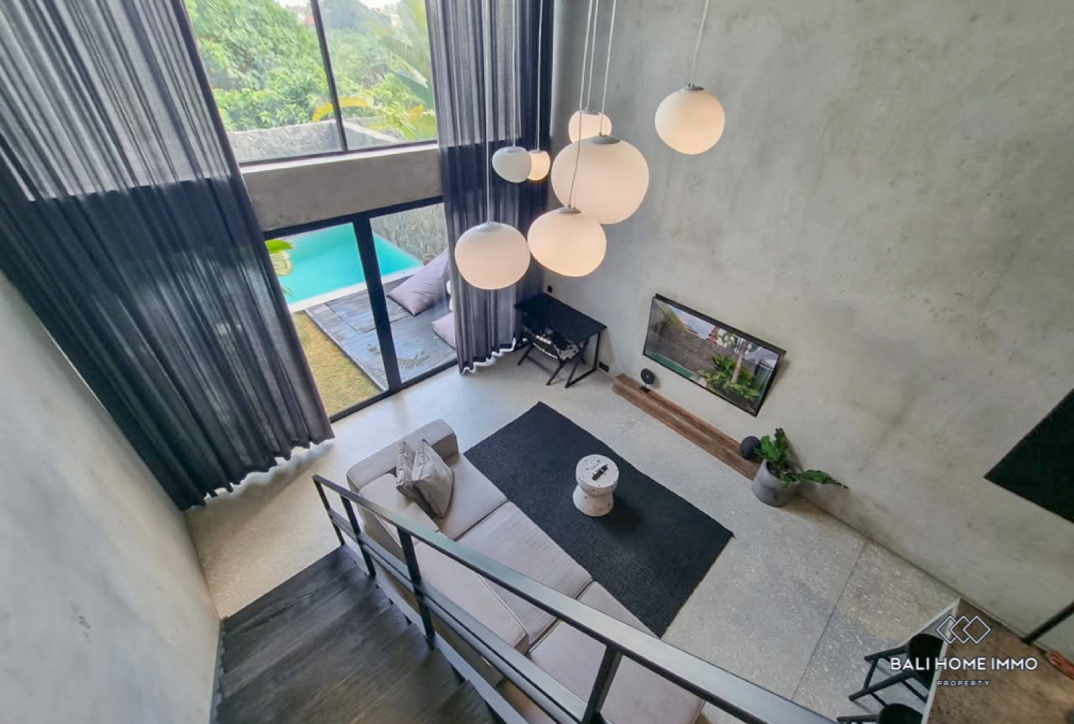 Villa moderne 1 chambre à vendre en bail à Bali Canggu Babakan view 10