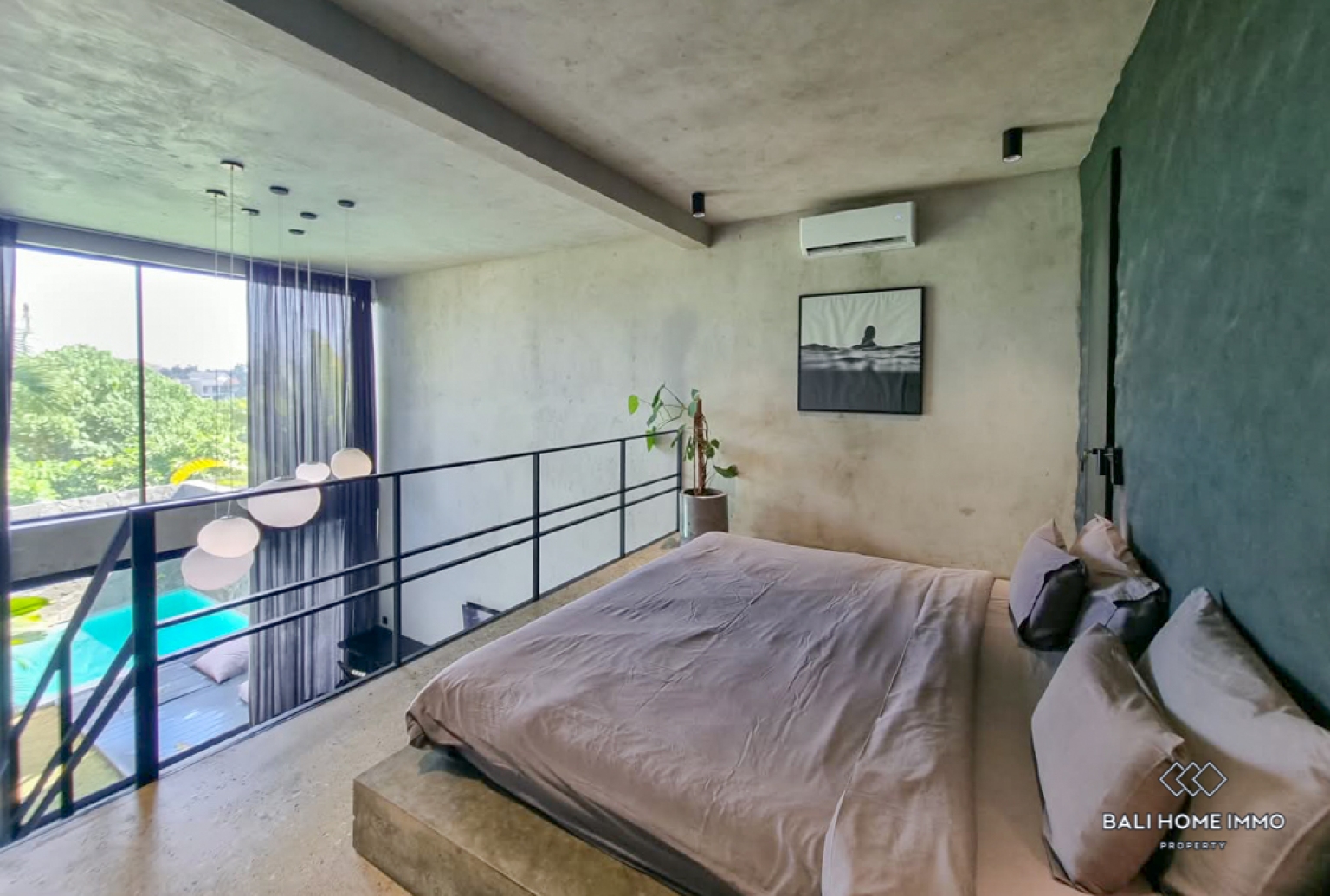 Villa moderne 1 chambre à vendre en bail à Bali Canggu Babakan view 12