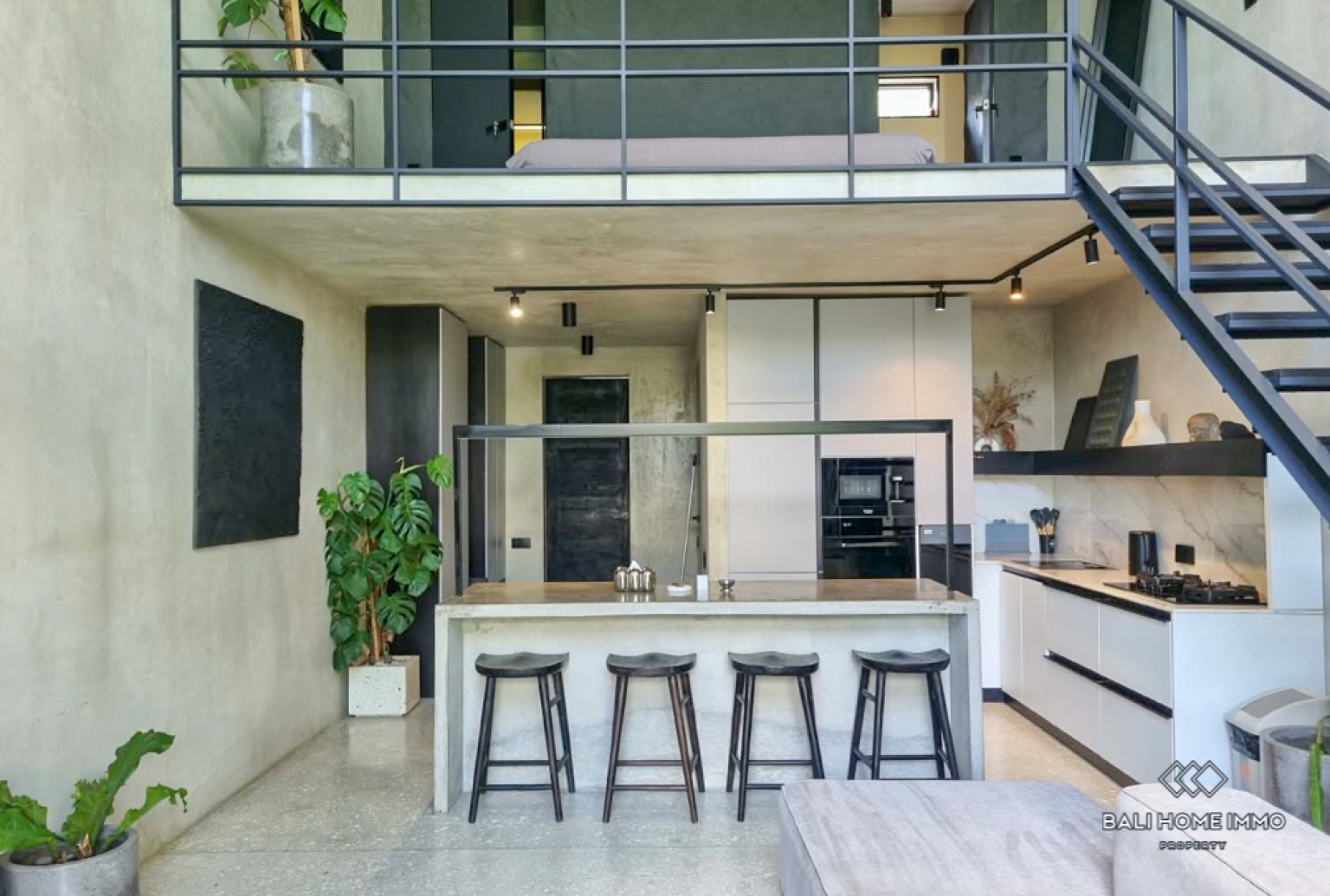 Villa moderne 1 chambre à vendre en bail à Bali Canggu Babakan view 5