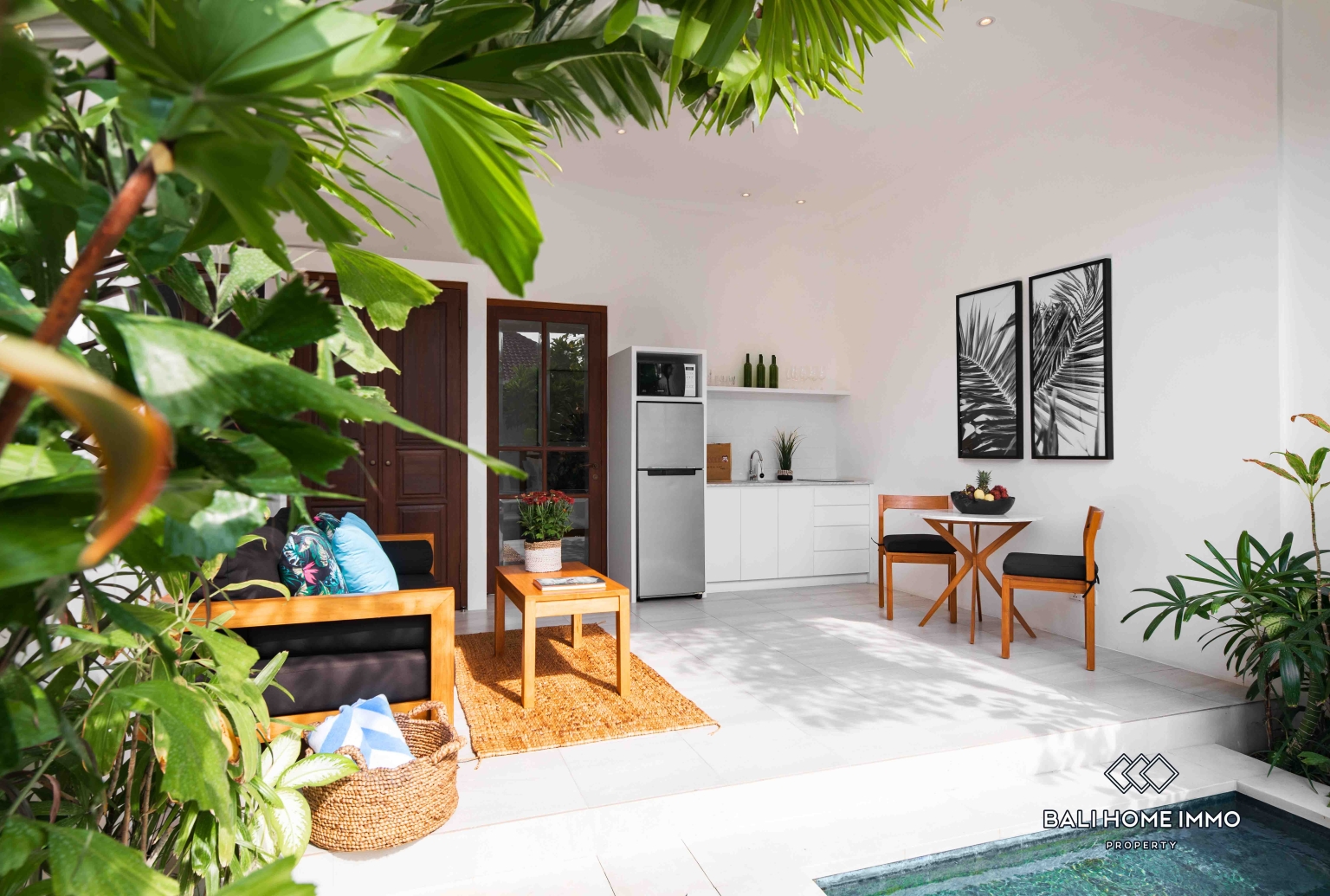 villa moderne de 1 chambre à vendre en location à Bali Seminyak view 3