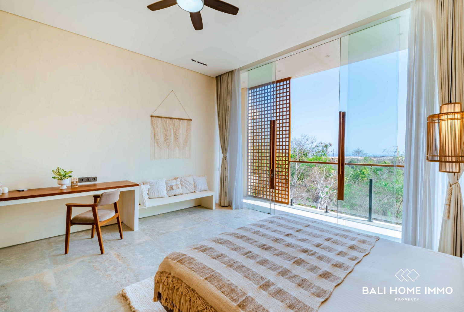 VILLA MODERN 2 KAMAR DENGAN PEMANDANGAN LAUT UNTUK DIJUAL DI PANDAWA view 16