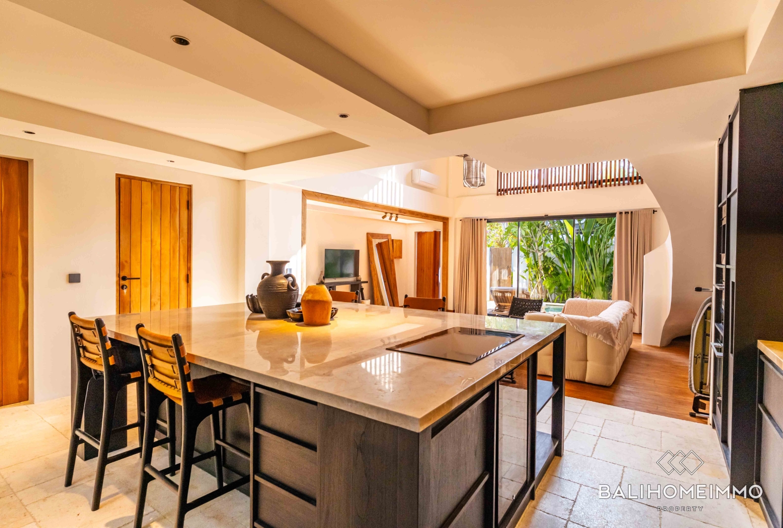Villa Modern 2 Kamar Tidur Dijual Hak Milik di Berawa Bali view 11