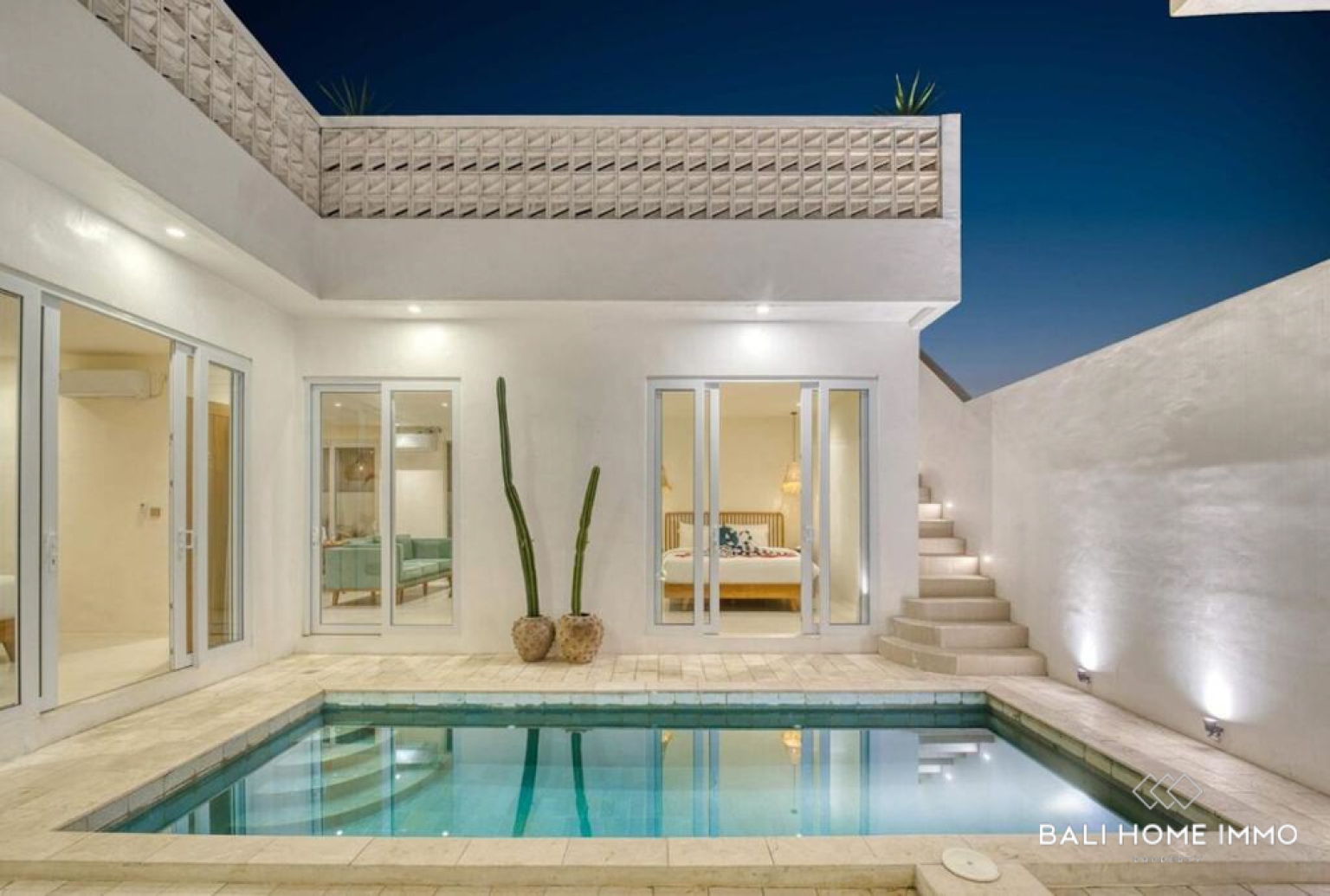 Villa moderne de 2 chambres à vendre en bail emphytéotique à Melasti view 2