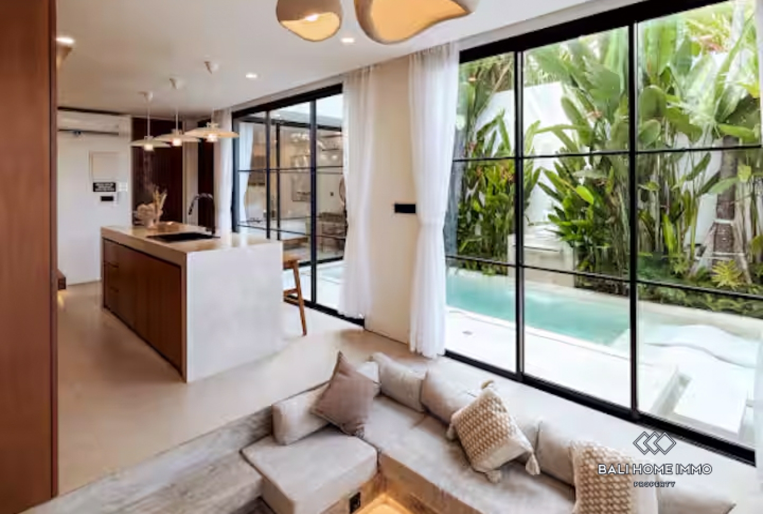 Modern 3 Bedroom Villa for Rental in Bali Cemagi Beachside view 3