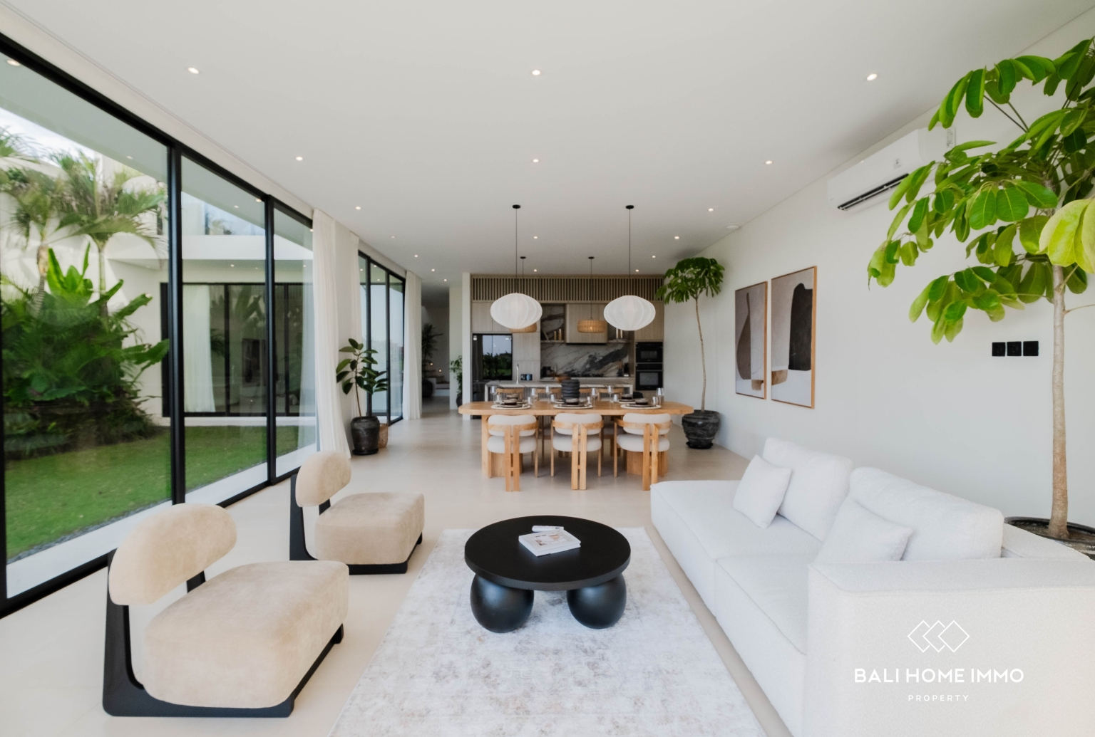 Modern 4 bedroom Villa with Rice Field & Sunset View for sale in Cemagi view 5