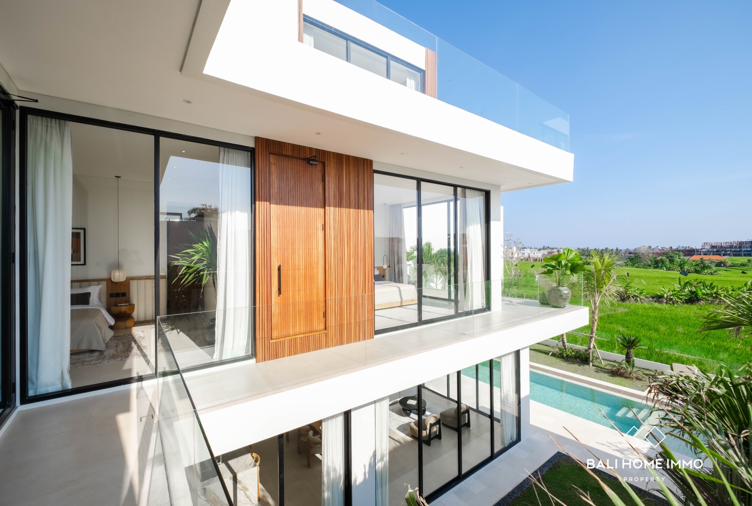 Modern 4 bedroom Villa with Rice Field & Sunset View for sale in Cemagi view 14