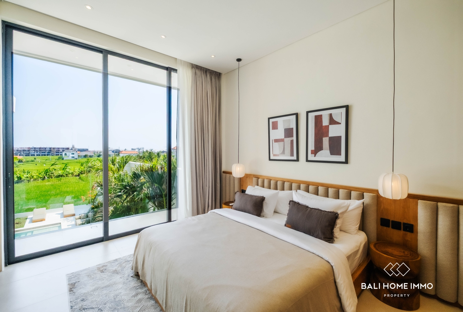 Modern 4 bedroom Villa with Rice Field & Sunset View for sale in Cemagi view 10