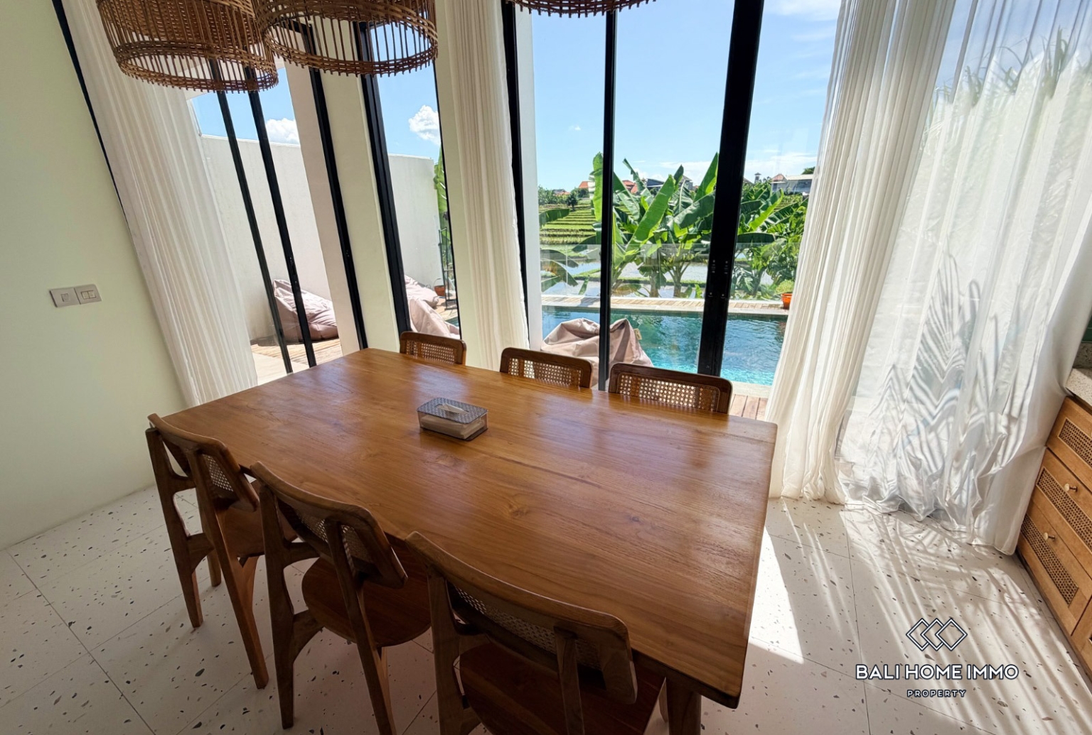 MODERN MINIMALIST VILLA WITH 3 BEDROOM FOR SALE AND RENT IN KEROBOKAN view 4