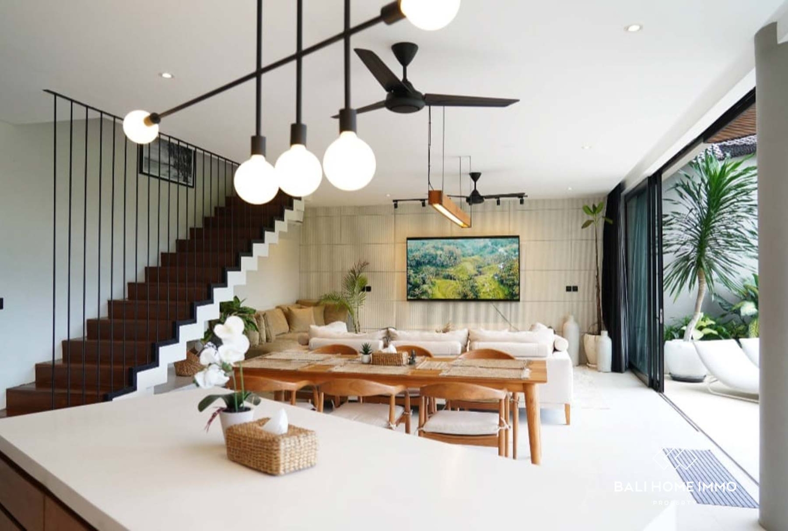 Modern Rice Field View 2 Bedroom Villa for Sale in Canggu Bali view 2