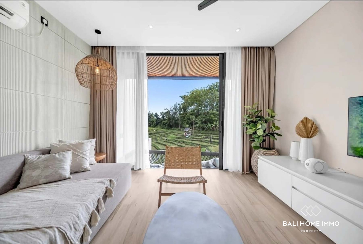 Modern Rice Field View 2 Bedroom Villa for Sale in Canggu Bali view 14