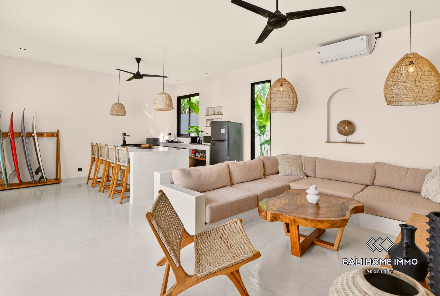 Modern Tropical 2 Bedroom Retreat for Sale in Pecatu- view 9