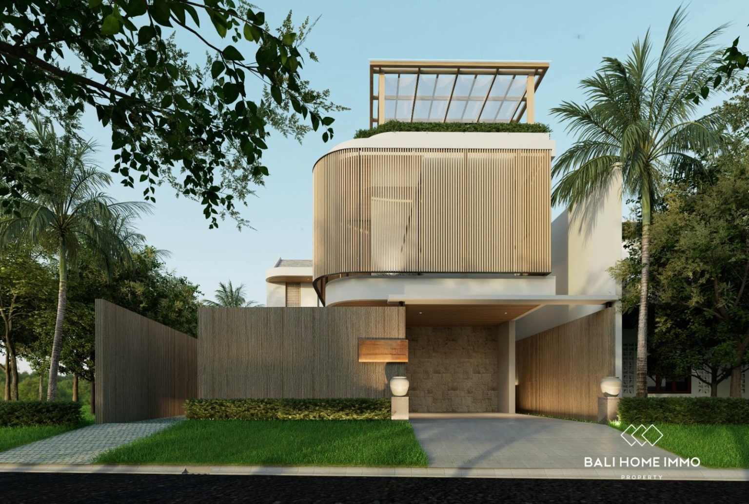 Modern Tropical Off Plan Project 3 Bedroom Villa in Babakan with Panoramic Green Views view 15
