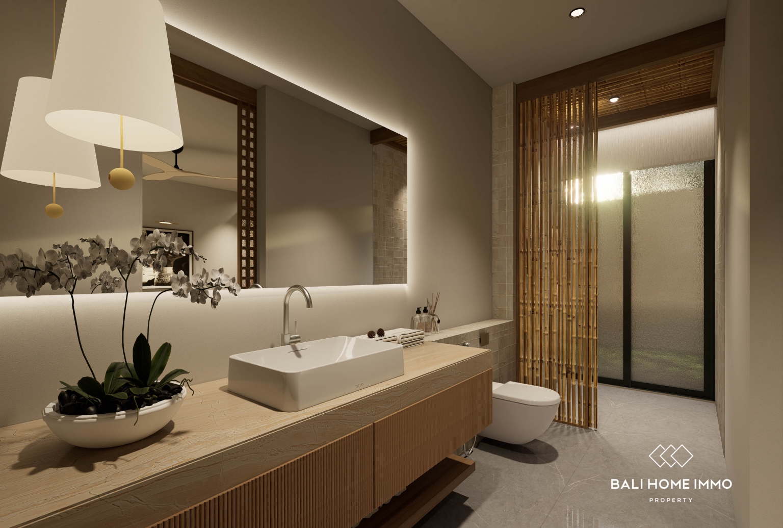 Modern Tropical Off Plan Project 3 Bedroom Villa in Babakan with Panoramic Green Views view 10