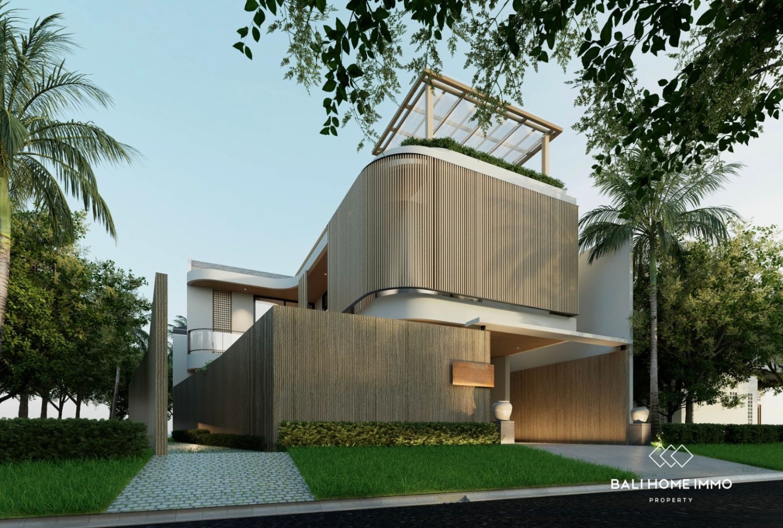 Modern Tropical Off Plan Project 3 Bedroom Villa in Babakan with Panoramic Green Views view 16