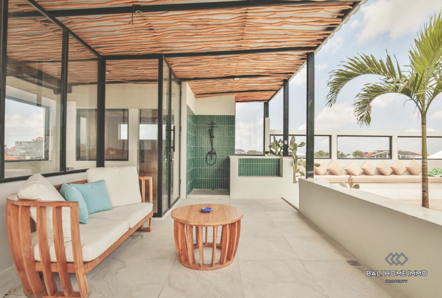 Dua Vila Modern Terpisah 1+2 Kamar Dijual dengan Status Hak Sewa di Bali Berawa view 20