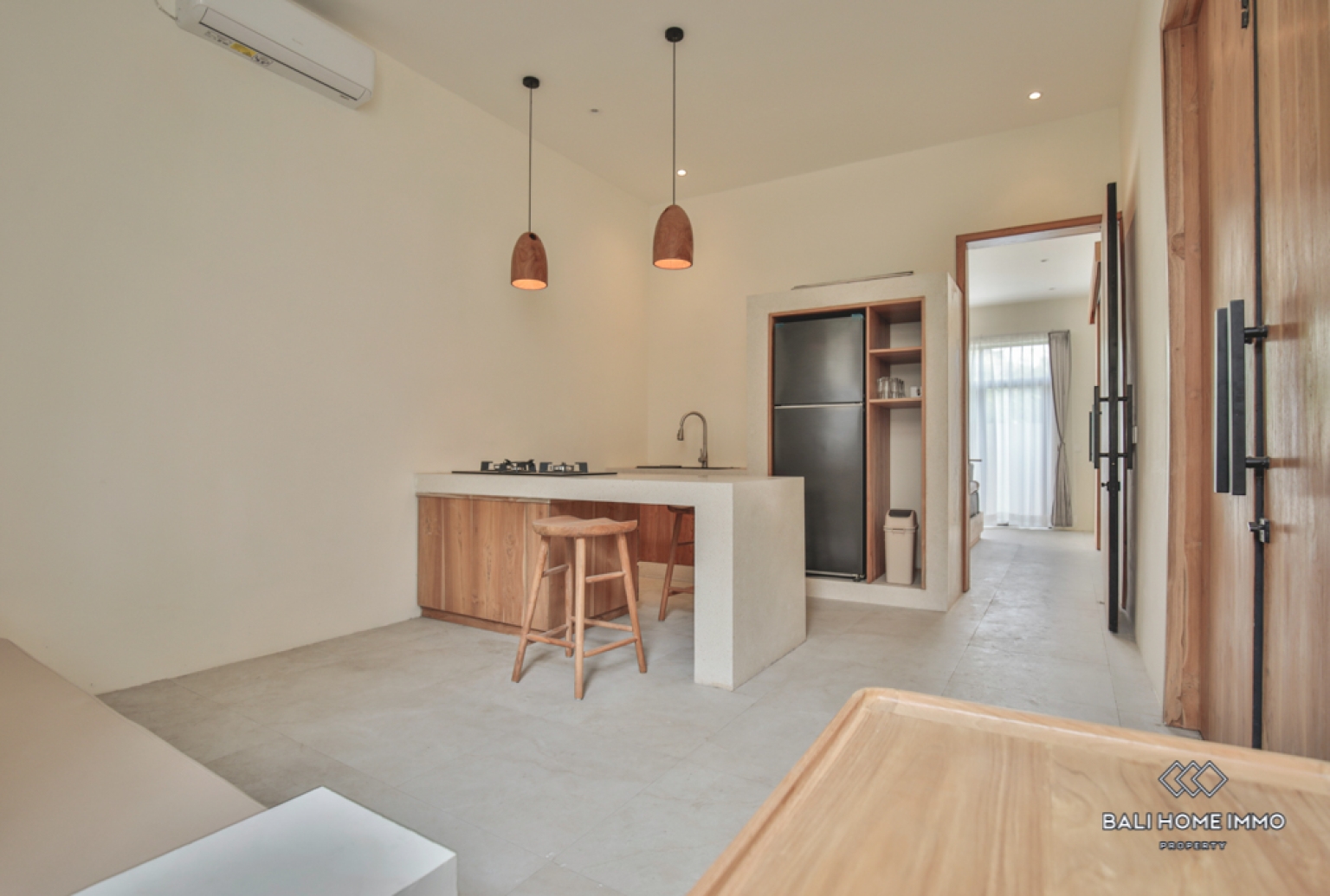 Dua Vila Modern Terpisah 1+2 Kamar Dijual dengan Status Hak Sewa di Bali Berawa view 22