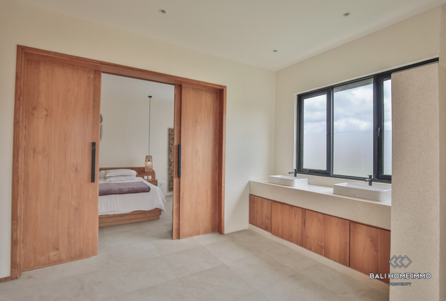 Dua Vila Modern Terpisah 1+2 Kamar Dijual dengan Status Hak Sewa di Bali Berawa view 14