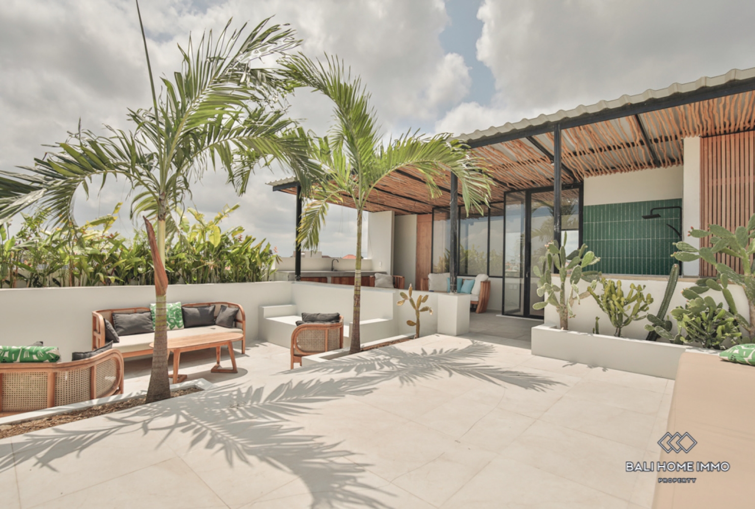 Dua Vila Modern Terpisah 1+2 Kamar Dijual dengan Status Hak Sewa di Bali Berawa view 21