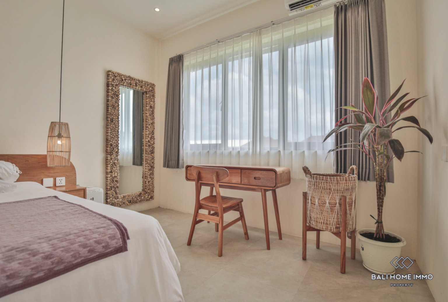 Dua Vila Modern Terpisah 1+2 Kamar Dijual dengan Status Hak Sewa di Bali Berawa view 11