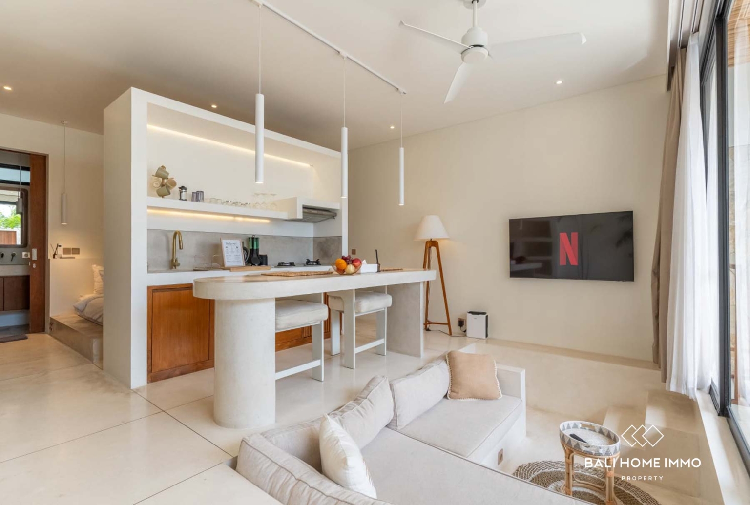 Appartement moderne d'une chambre à vendre à Pererenan, Bali view 4