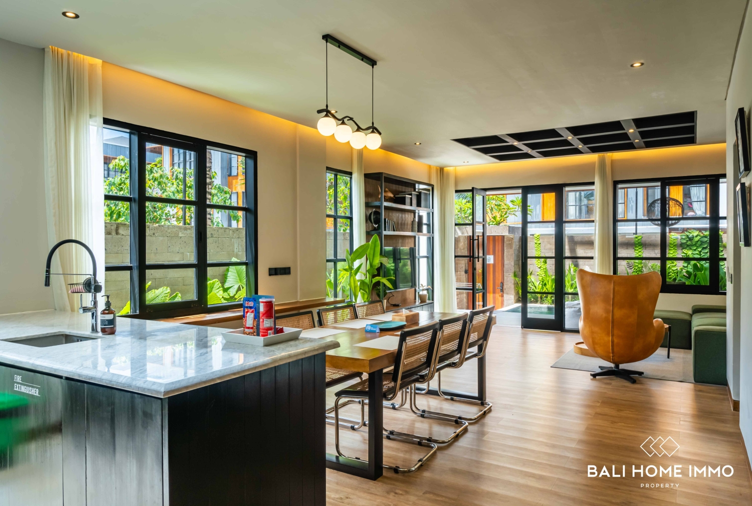 Near Beach 3 Bedroom Villa for Sale Leasehold in Bali Berawa view 9