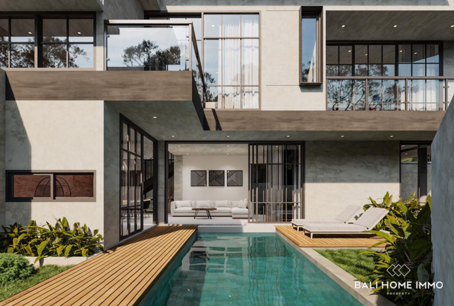 NEAR COMPLETION 3 BEDROOM VILLA FOR SALE FREEHOLD NEAR SULUBAN BEACH view 2