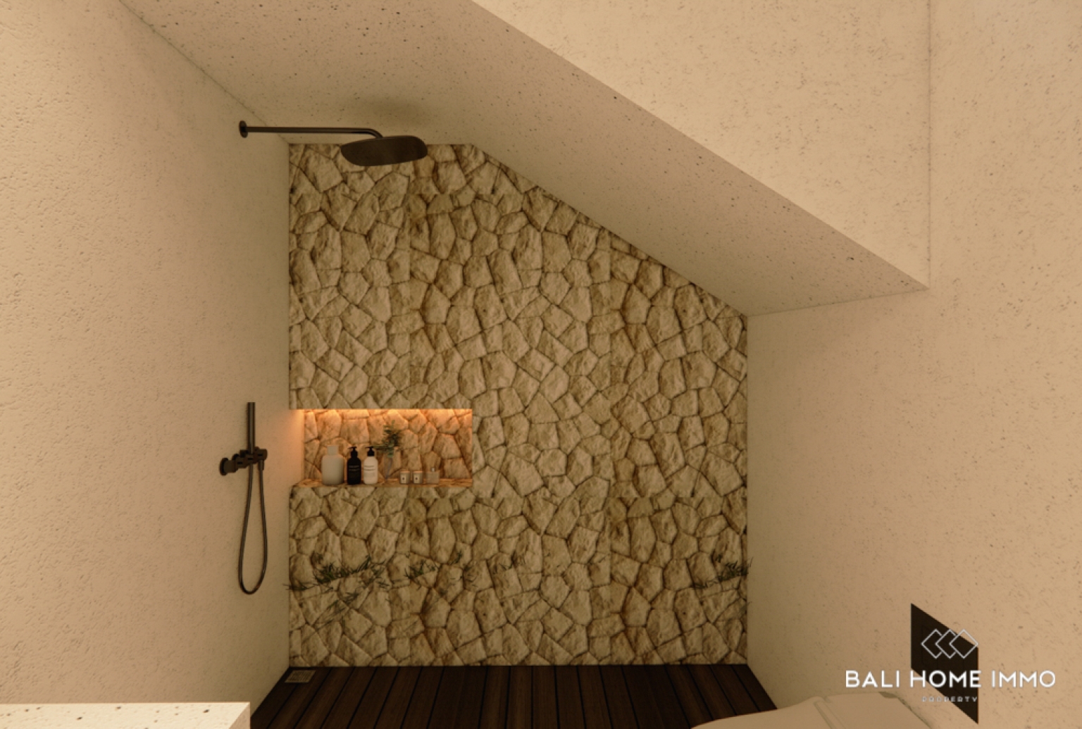 VILLA 3 KAMAR TIDUR YANG HAMPIR SELESAI DIBANGUN DENGAN PANDANGAN LAUT DI BINGIN view 15