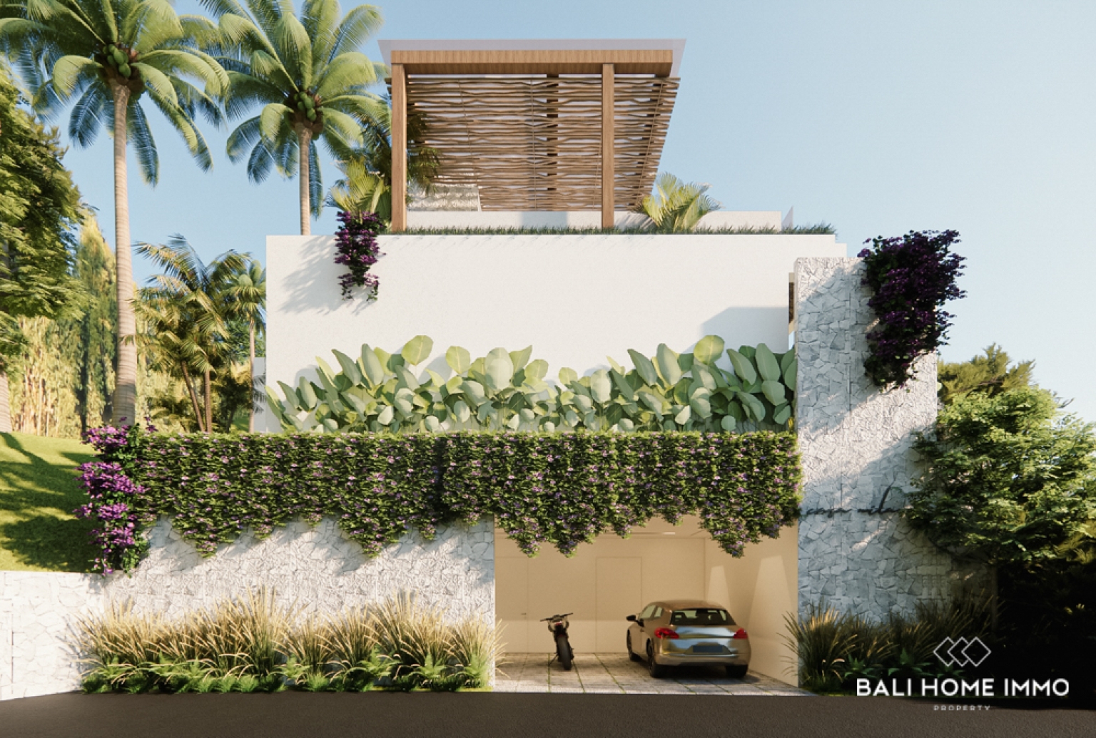 VILLA 3 KAMAR TIDUR YANG HAMPIR SELESAI DIBANGUN DENGAN PANDANGAN LAUT DI BINGIN view 17